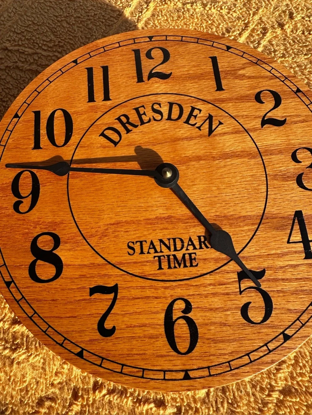 Vintage Longaberger Dresden Basket Clock Insert Only